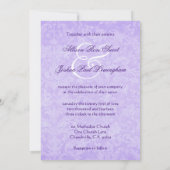 Invitation Modèle de mariage Rose et Dentelle G900 (Dos)