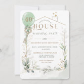 Invitation Modèle De Ménage Et D'Anniversaire (Devant)