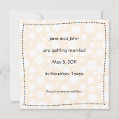 Invitation Modèle de mise à jour de date de fleurs (Dos)