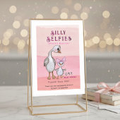 Invitation Modèle de panneau de fête universel Silly Goose |