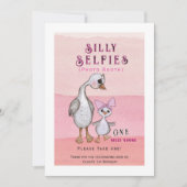 Invitation Modèle de panneau de fête universel Silly Goose | (Devant)