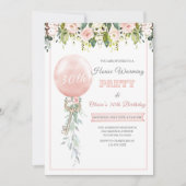 Invitation Modèle de pendaison de crémaillère et d'anniversai (Devant)