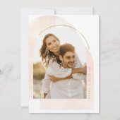 Invitation Modèle de photo de mariage Boho Oasis ID959 (Dos)