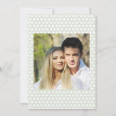 Invitation Modèle de photo pour annoncer une date Watercolor (Dos)