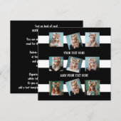 Invitation Modèle de photo propre et simple pour Selfie Insta (Devant / Derrière)