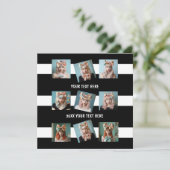 Invitation Modèle de photo propre et simple pour Selfie Insta (Debout devant)
