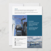 Invitation Modèle de présentation de l'entreprise (Dos)