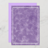 Invitation Modèle de rectangle pour Baby Shower à l'aquarelle (Devant / Derrière)