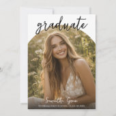 Invitation Modèle de remise de diplôme 2025 (Dos)