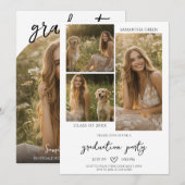 Invitation Modèle de remise de diplôme 2025 (Devant / Derrière)