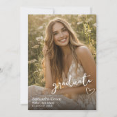 Invitation Modèle de remise de diplôme 2025 (Dos)