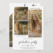 Invitation Modèle de remise de diplômes 2025 (Devant / Derrière)