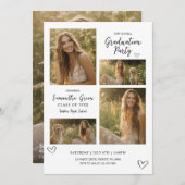 Invitation Modèle de remise de diplômes 2025 (Devant / Derrière)