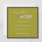 Invitation Modèle de sauvegarde de date (Dos)