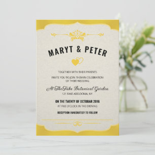 Invitation Modèle de style rétro