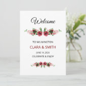 Invitation Modèle d'étiquette pour panier de mariage  (Debout devant)