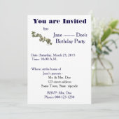 Invitation Modèle d'invitation (Debout devant)