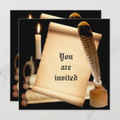 Invitation modèle d'invitation à défiler (Devant / Derrière)