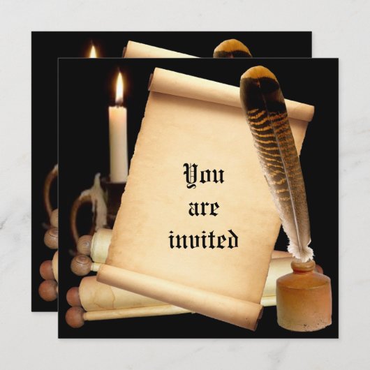 Invitation modèle d'invitation à défiler (Devant / Derrière)