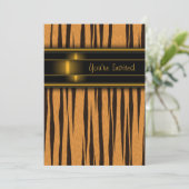 Invitation Modèle d'invitation à la fête du tigre (Debout devant)