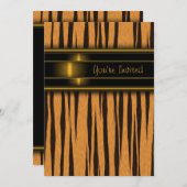 Invitation Modèle d'invitation à la fête du tigre (Devant / Derrière)