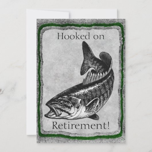 Invitation modèle d'invitation à la pêche au bar (Devant)