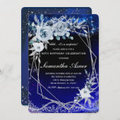 Invitation Modèle d'invitation à l'anniversaire surprise (Devant / Derrière)