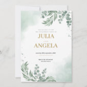 Invitation modèle d'invitation à l'engagement (Devant)