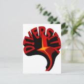 Invitation Modèle d'invitation à l'étoile de la diversité (Debout devant)