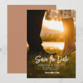 Invitation Modèle d'invitation à sauvegarder personnalisé (Devant / Derrière)