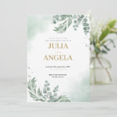 Invitation modèle d'invitation à s'engager (Debout devant)