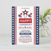 Invitation Modèle d'invitation à un événement de la fête du T (Debout devant)