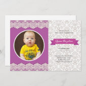 Invitation Modèle d'invitation à une fête d'anniversaire (Devant / Derrière)