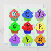 Invitation Modèle d'invitation à une fête d'anniversaire avec (Devant)