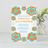 Invitation Modèle d'invitation à une fête d'anniversaire dans (Debout devant)