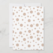 Invitation Modèle d'invitation baby shower de cerfs (Dos)