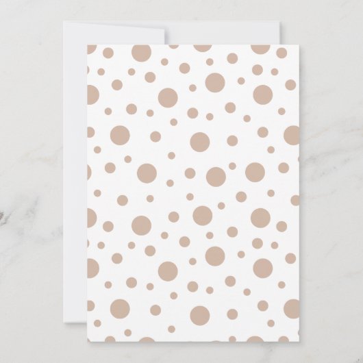 Invitation Modèle d'invitation baby shower de cerfs (Dos)