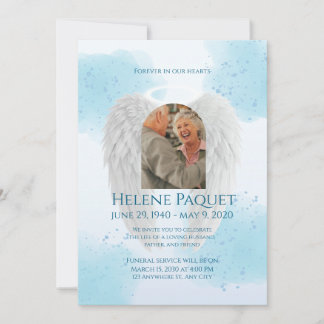 Invitation Modèle d'invitation commémorative – Conception d'a