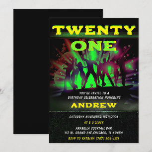 Invitation Modèle d'invitation d'anniversaire Hip Hop