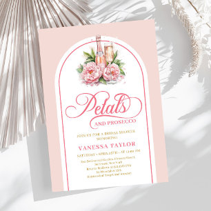 Invitation Modèle d'invitation de douche de mariée bohème ros