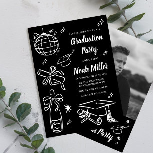 Invitation Modèle d'invitation de fin d'études au lycée dessi