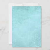 Invitation Modèle d'invitation de mariage Big Wave Seacoast (Dos)