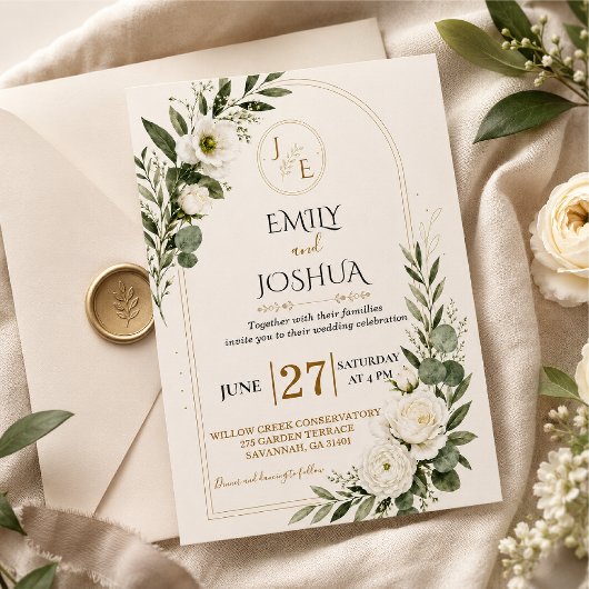 Invitation Modèle d'invitation de mariage personnalisable