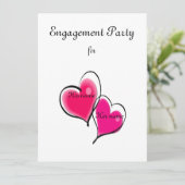 Invitation Modèle d'invitation de partie de fiançailles (Debout devant)