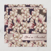 Invitation Modèle d'invitation de toutes les occasions Magnol (Devant / Derrière)