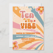Invitation Modèle d'invitation du 10e anniversaire (Devant)