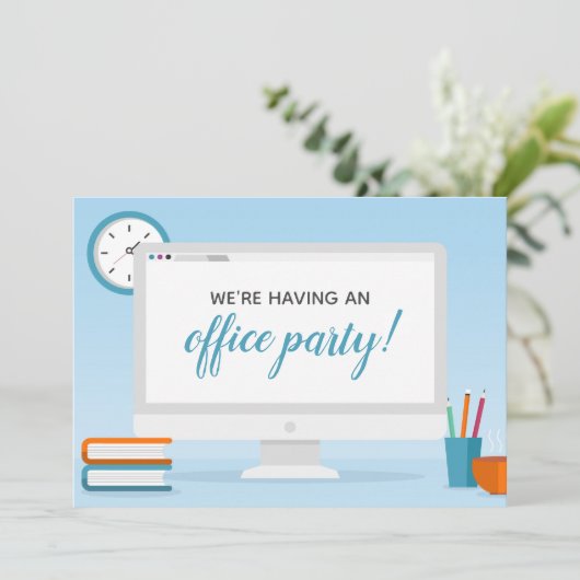 Invitation Modèle d'invitation du bureau d'affaires (Debout devant)