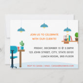 Invitation Modèle d'invitation du bureau d'affaires (Dos)