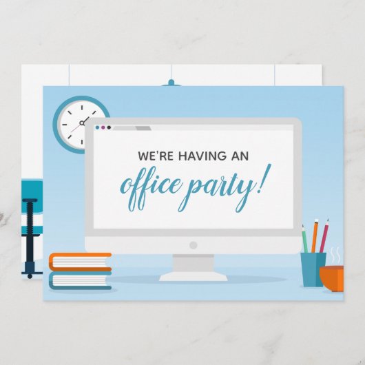 Invitation Modèle d'invitation du bureau d'affaires (Devant / Derrière)