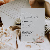 Invitation Modèle d'invitation Fiançailles fleur sauvage